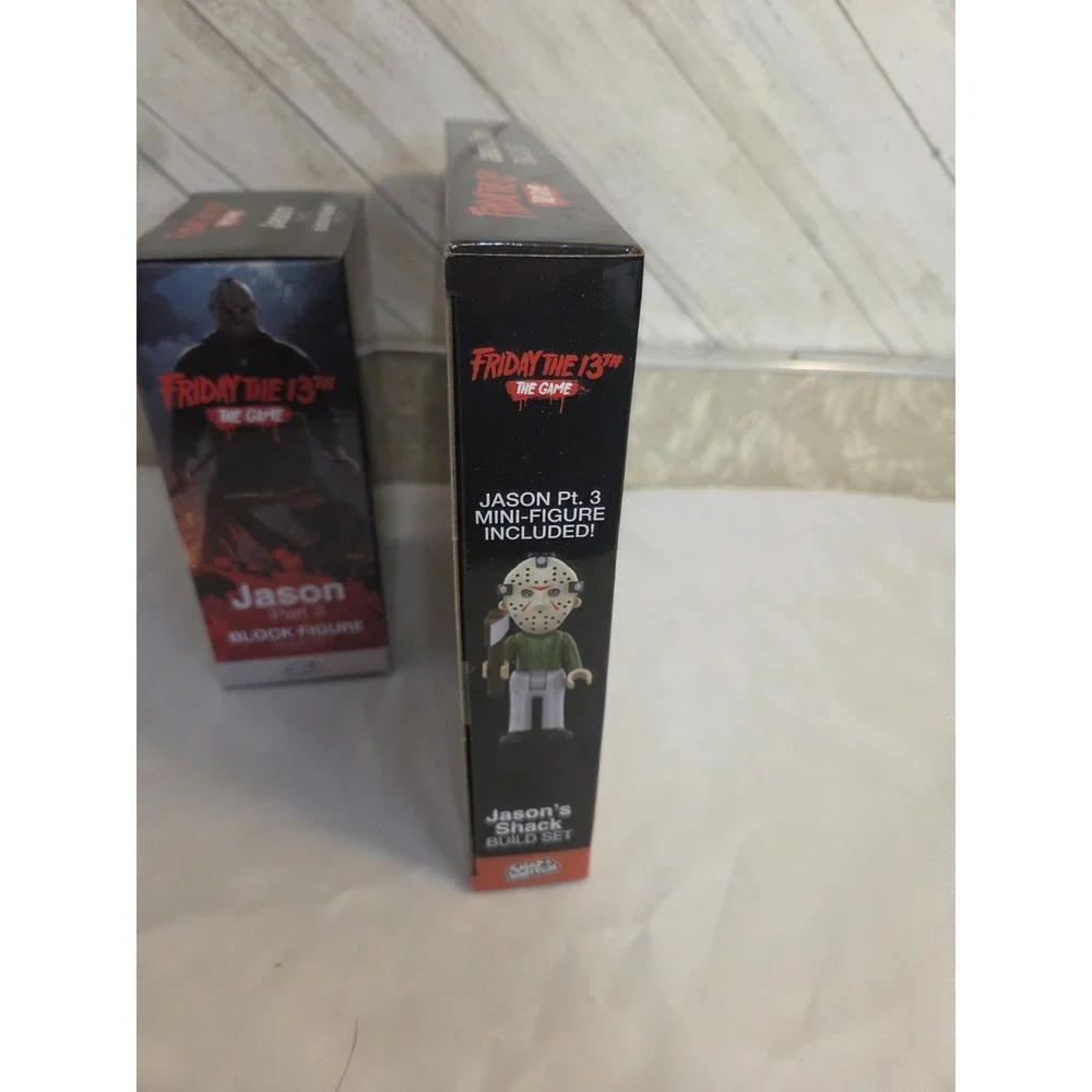 NEW Friday the 13th The Game Snap & Switch Jason's Shack Part 3 Block Figure Lot